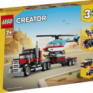 LEGO Creator Treilerauto koos helikopteriga