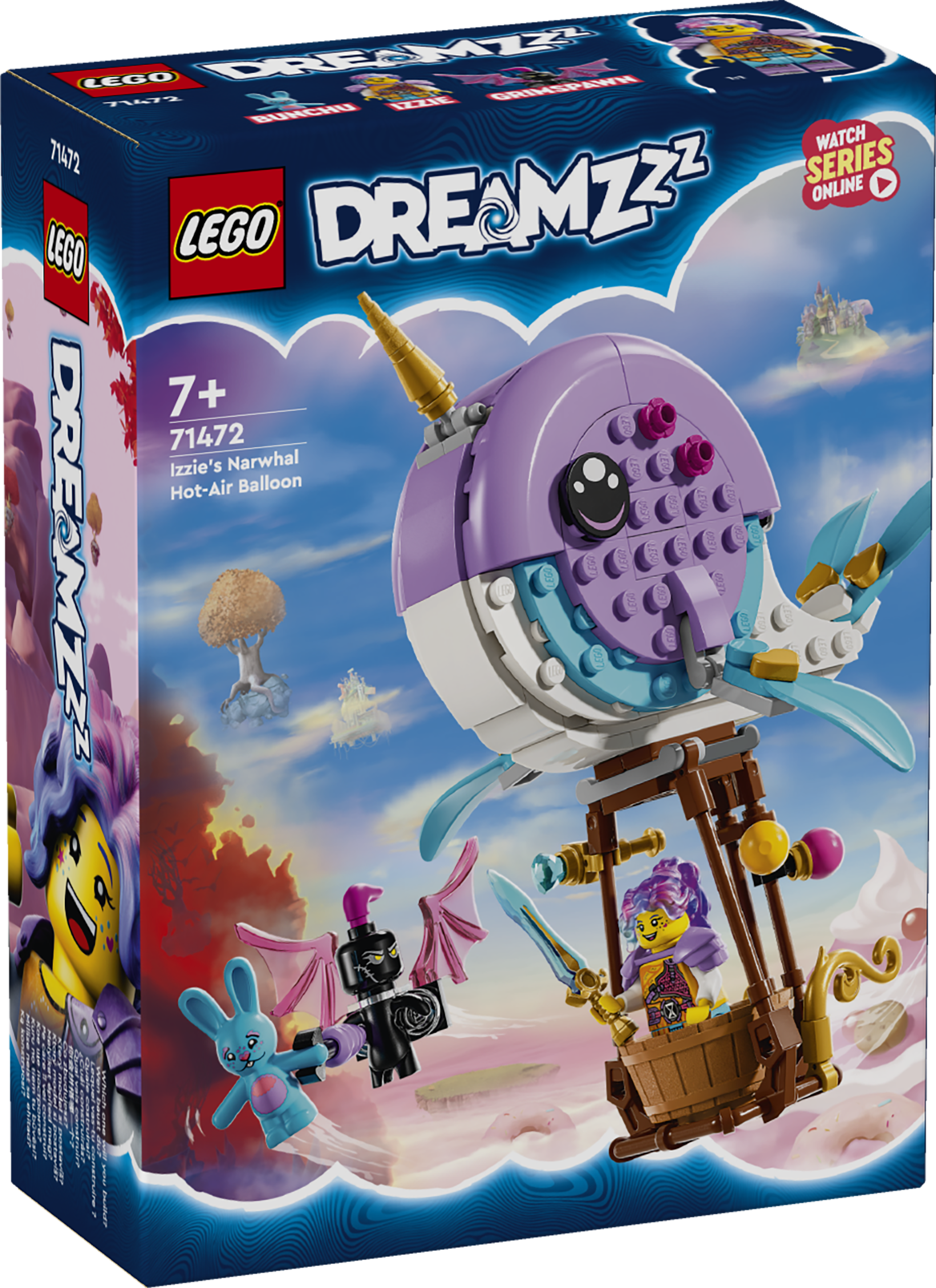 LEGO DREAMZzz Izzie Narvalikuumaõhupall 1 LEGO DREAMZzz Izzie Narvalikuumaõhupall