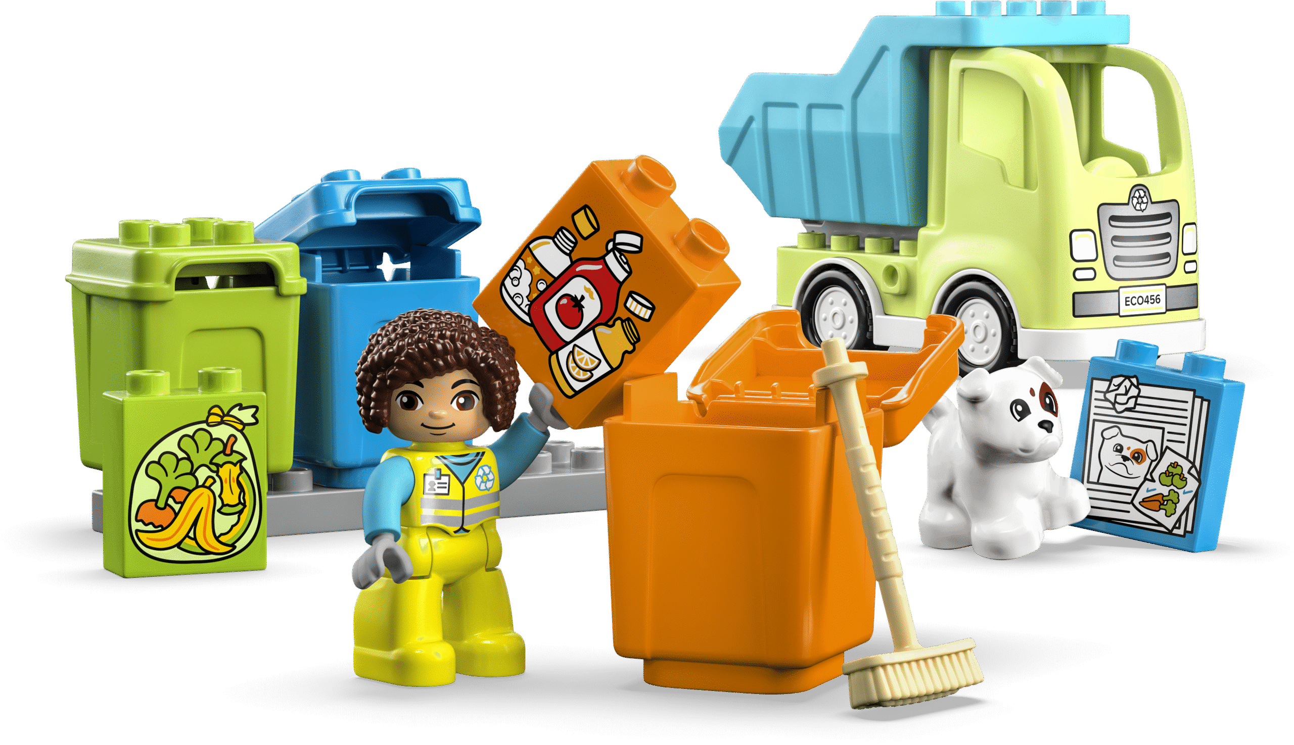LEGO DUPLO Prügisorteerimisauto 2 LEGO DUPLO Prügisorteerimisauto - Image 2