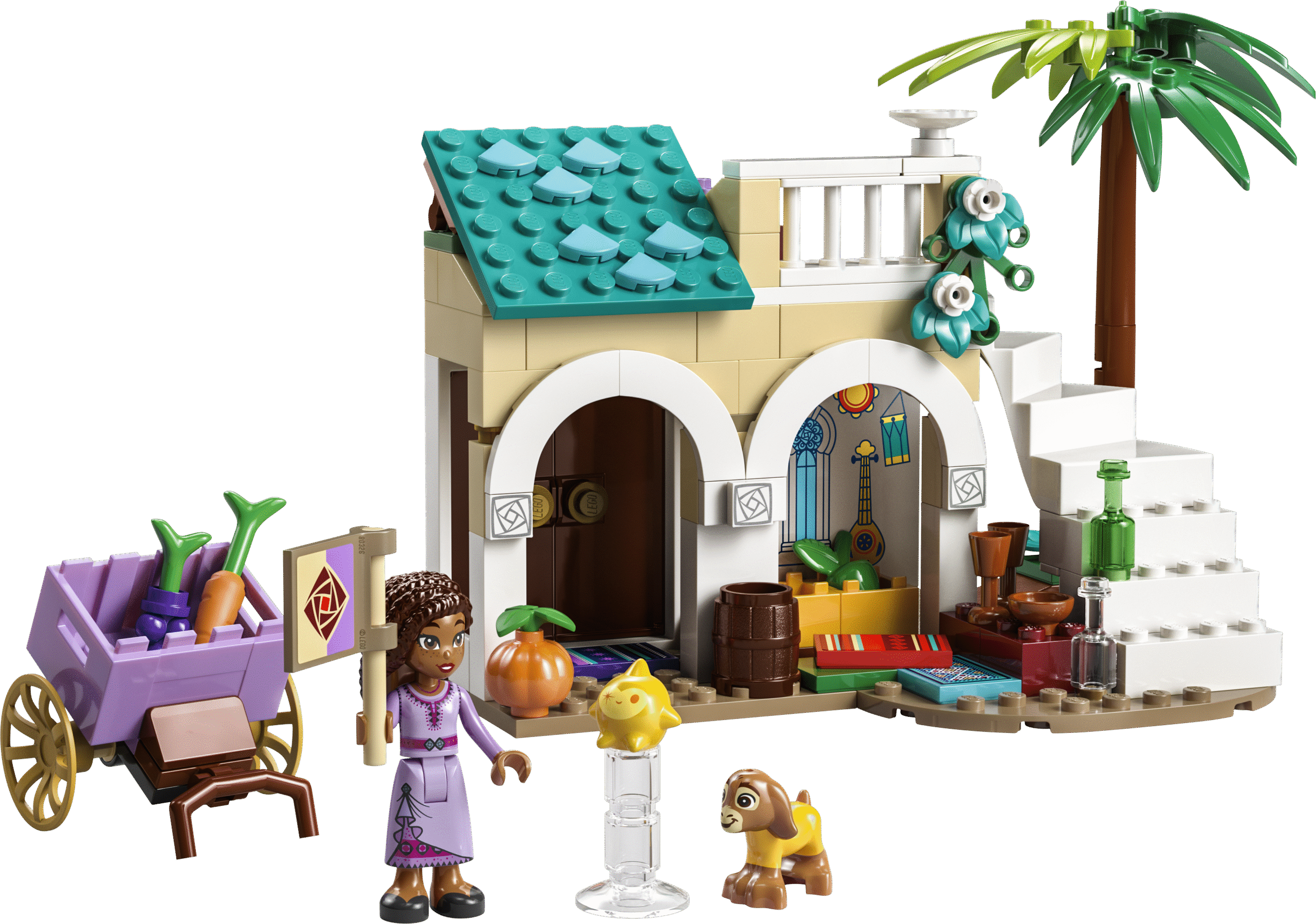 LEGO Disney Asha Rosase linnas 2 LEGO Disney Asha Rosase linnas - Image 2