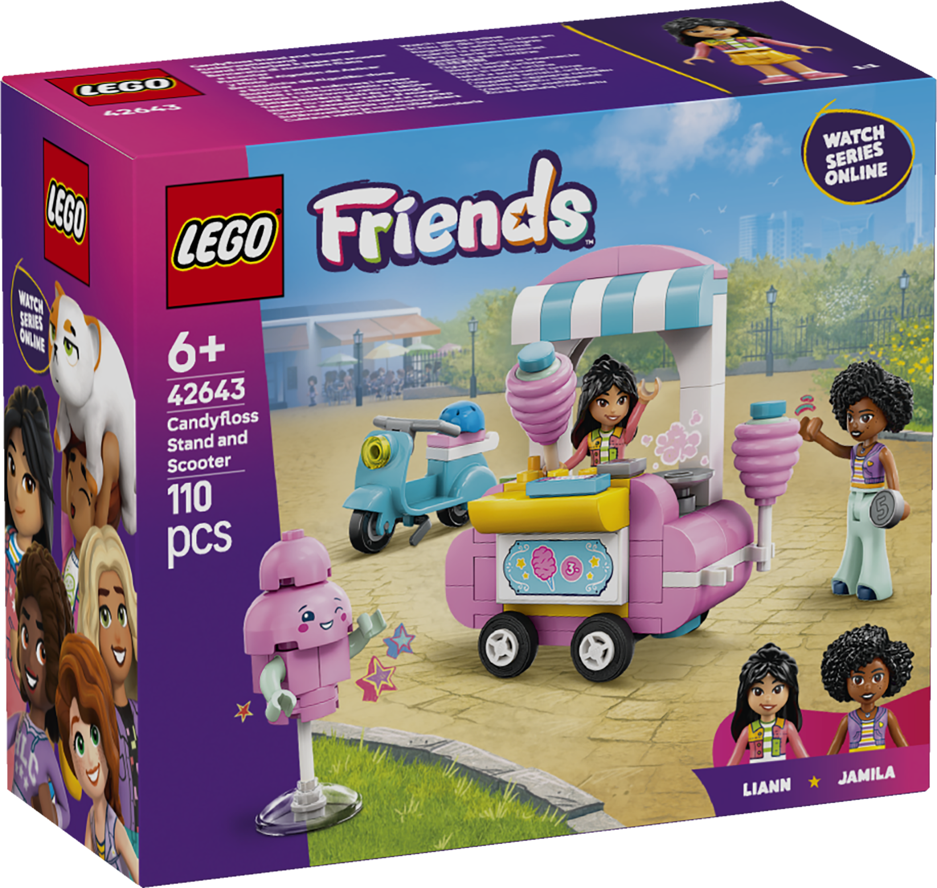 LEGO Friends Suhkruvatilett ja motoroller 1 LEGO Friends Suhkruvatilett ja motoroller