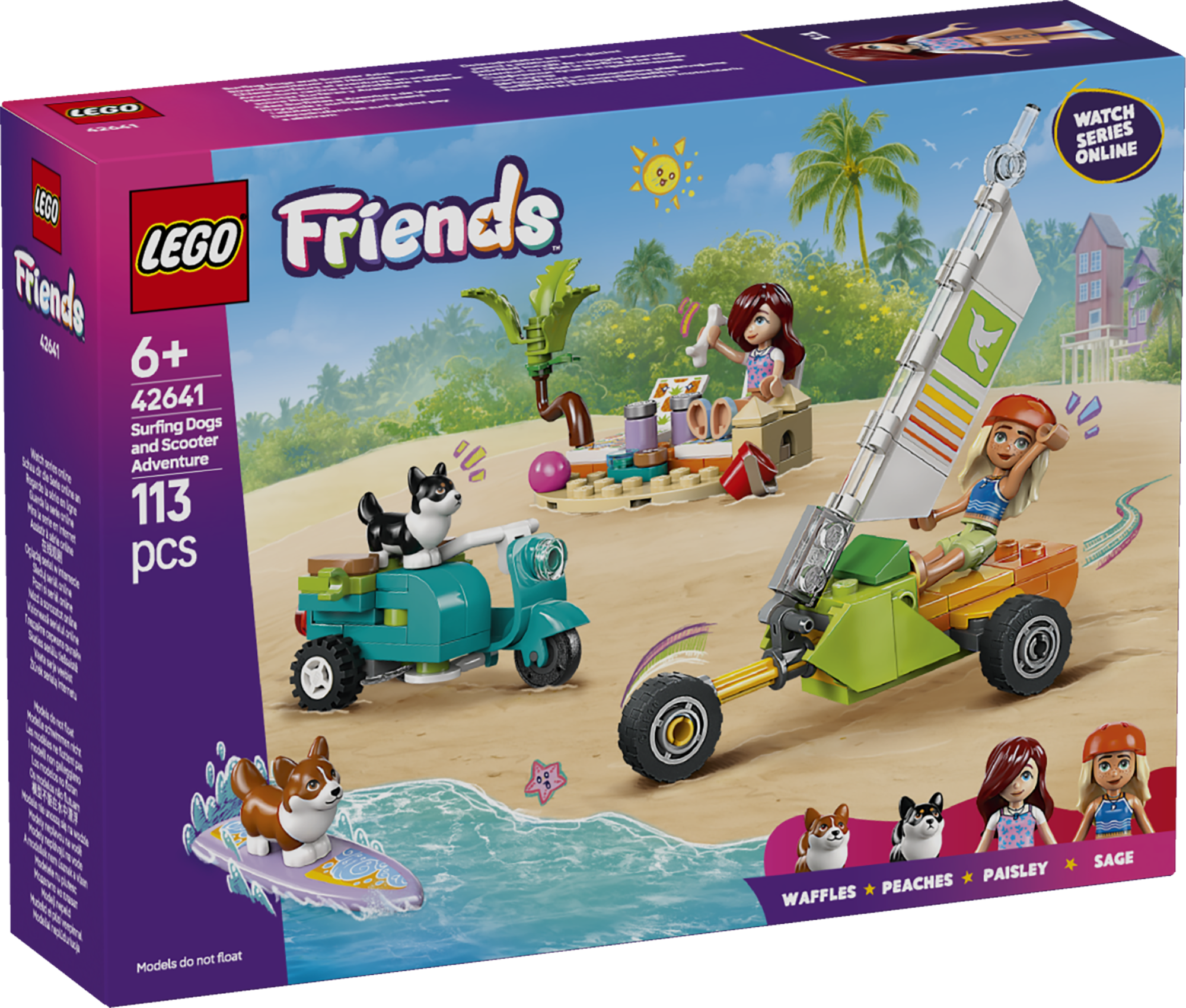LEGO Friends Surfikoerad ja motorolleriseiklus 1 LEGO Friends Surfikoerad ja motorolleriseiklus