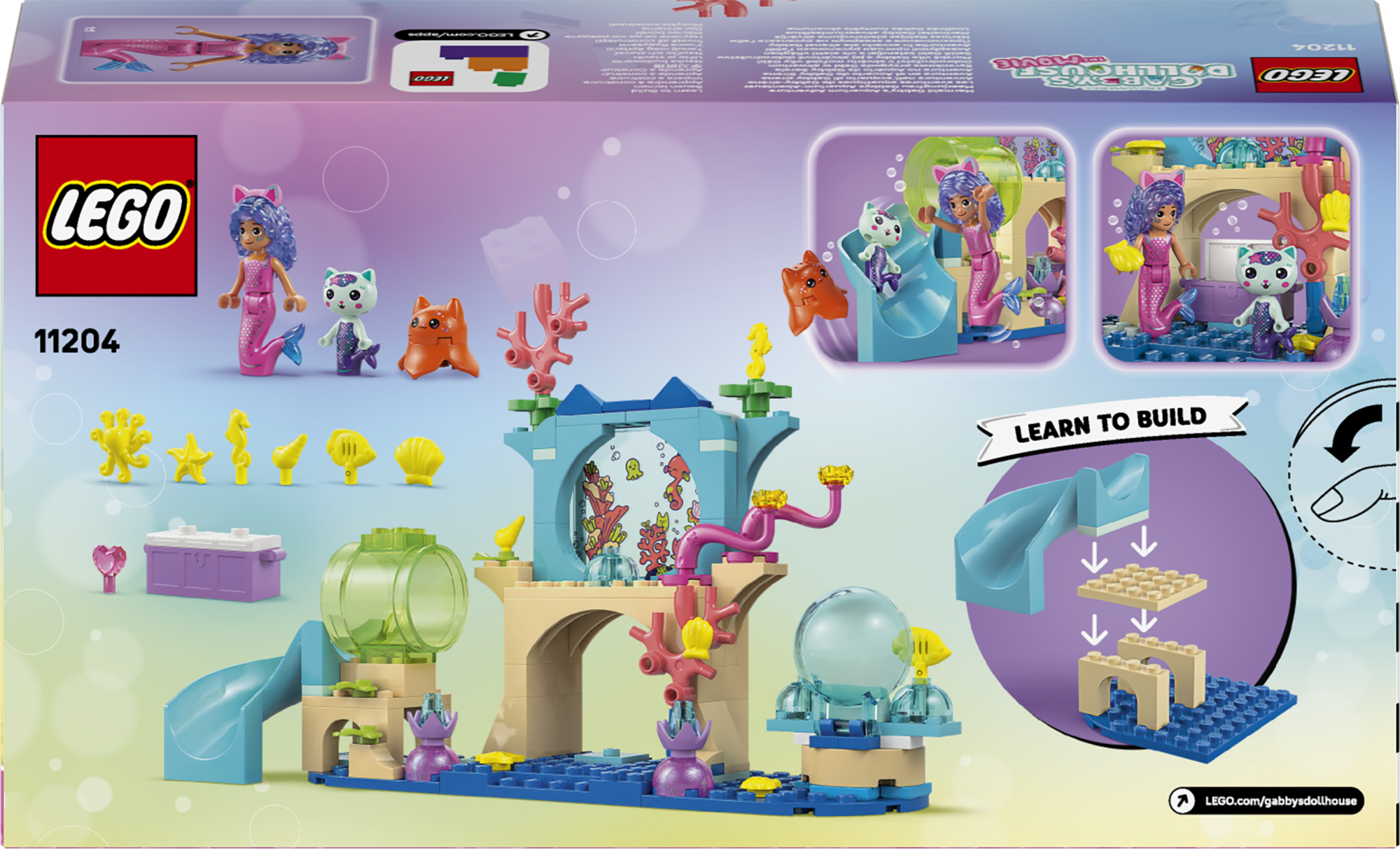 LEGO Gabby`s Dollhouse Merineitsi Gabby akvaariumiseiklus 2 LEGO Gabby`s Dollhouse Merineitsi Gabby akvaariumiseiklus - Image 2