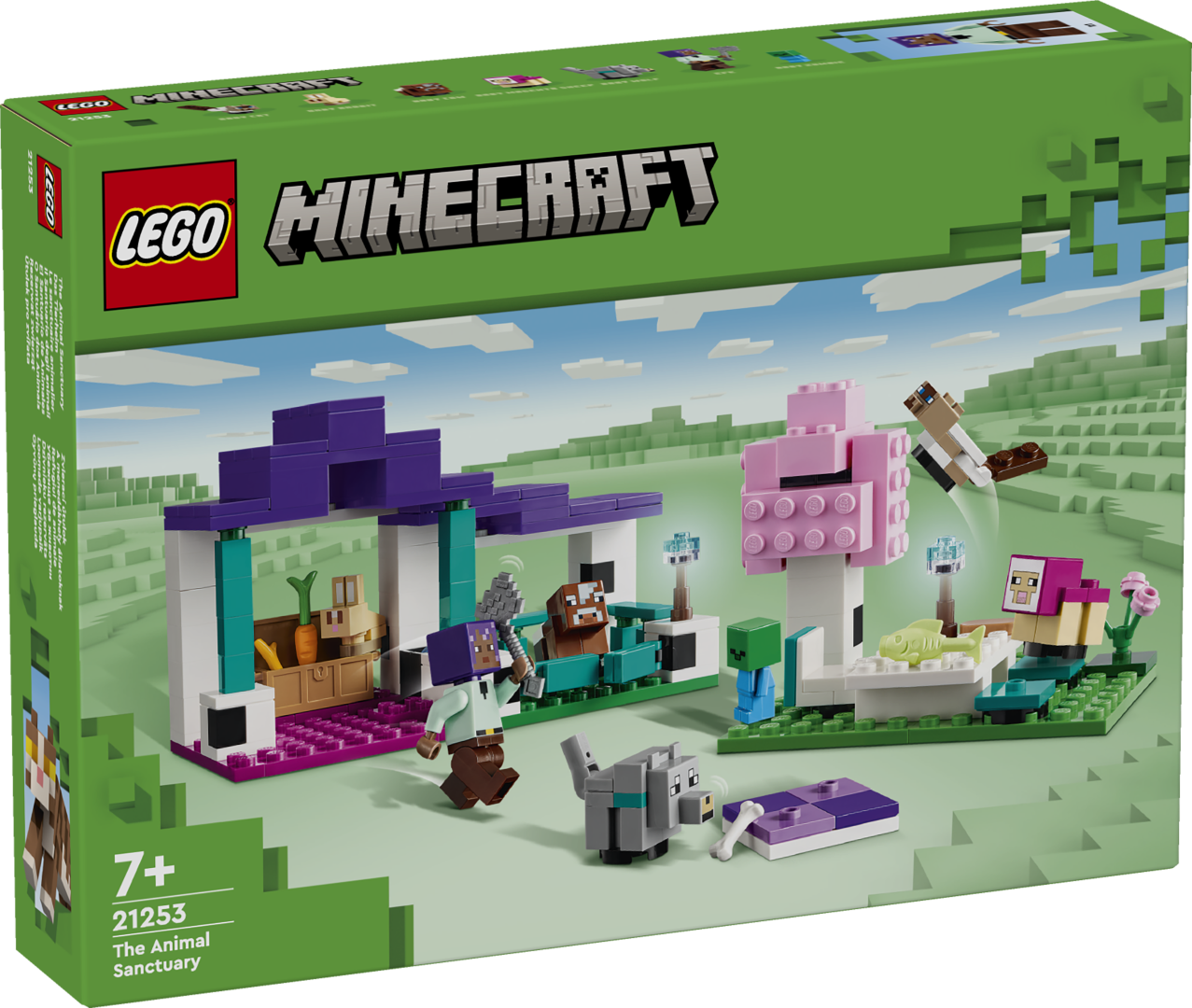 LEGO Minecraft Loomade varjupaik 1 LEGO Minecraft Loomade varjupaik