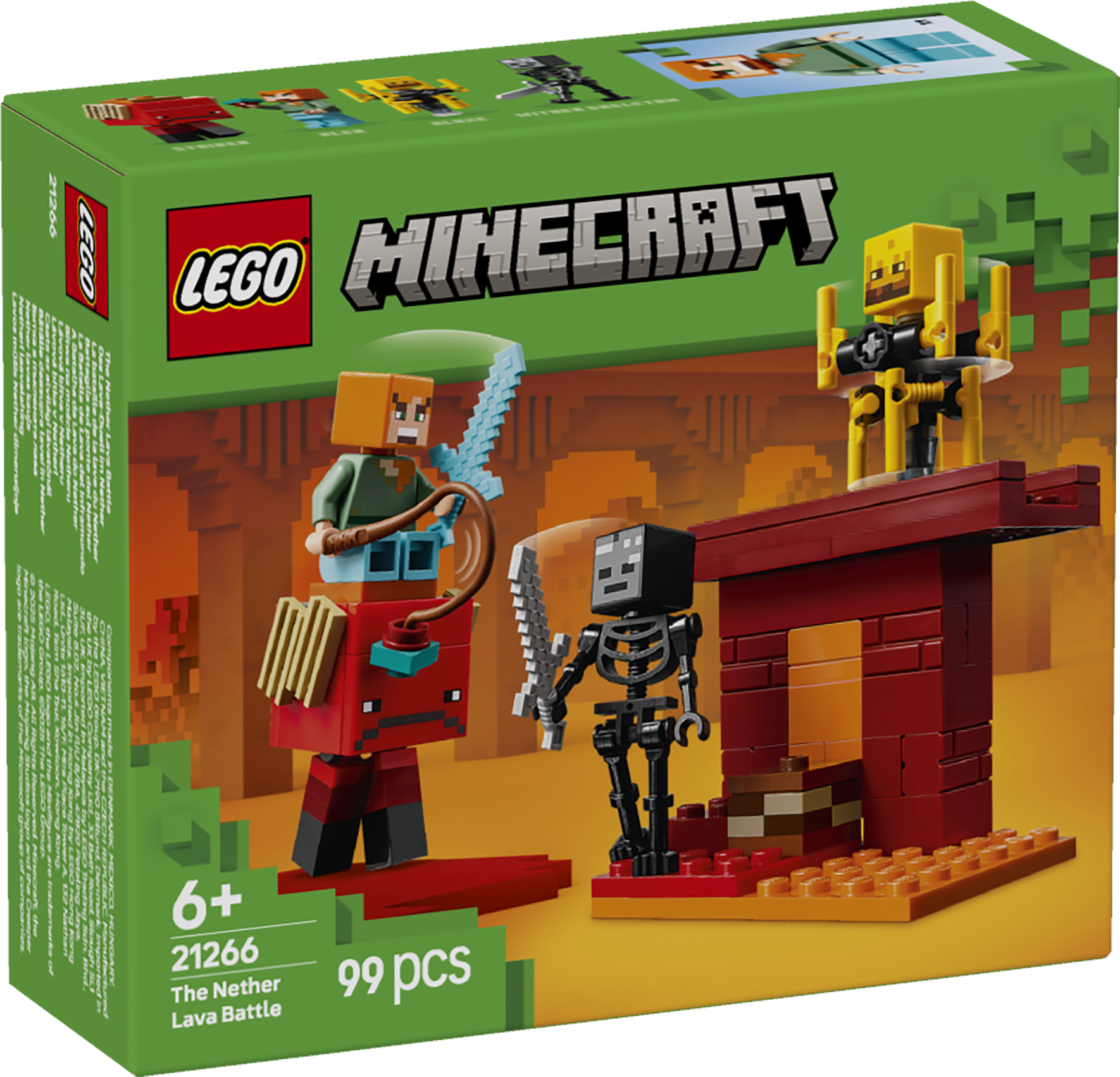 LEGO Minecraft Netheri laavalahing 1 LEGO Minecraft Netheri laavalahing