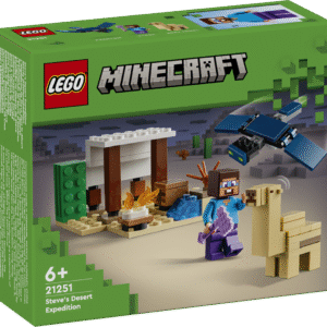 LEGO Minecraft Steve’i kõrbeekspeditsioon