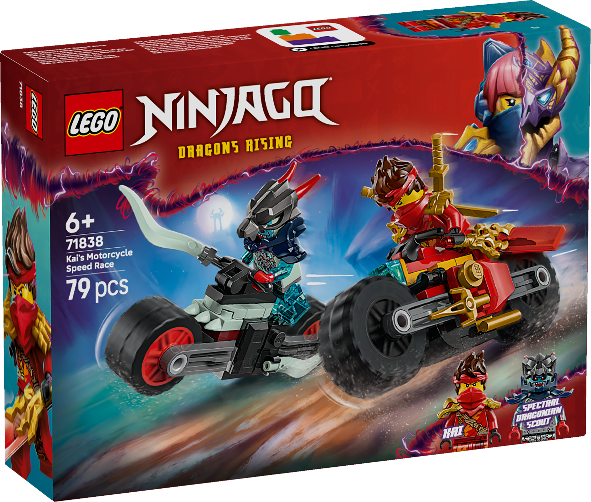 LEGO Ninjago Kai mootorratta kiirendussõit 1 LEGO Ninjago Kai mootorratta kiirendussõit