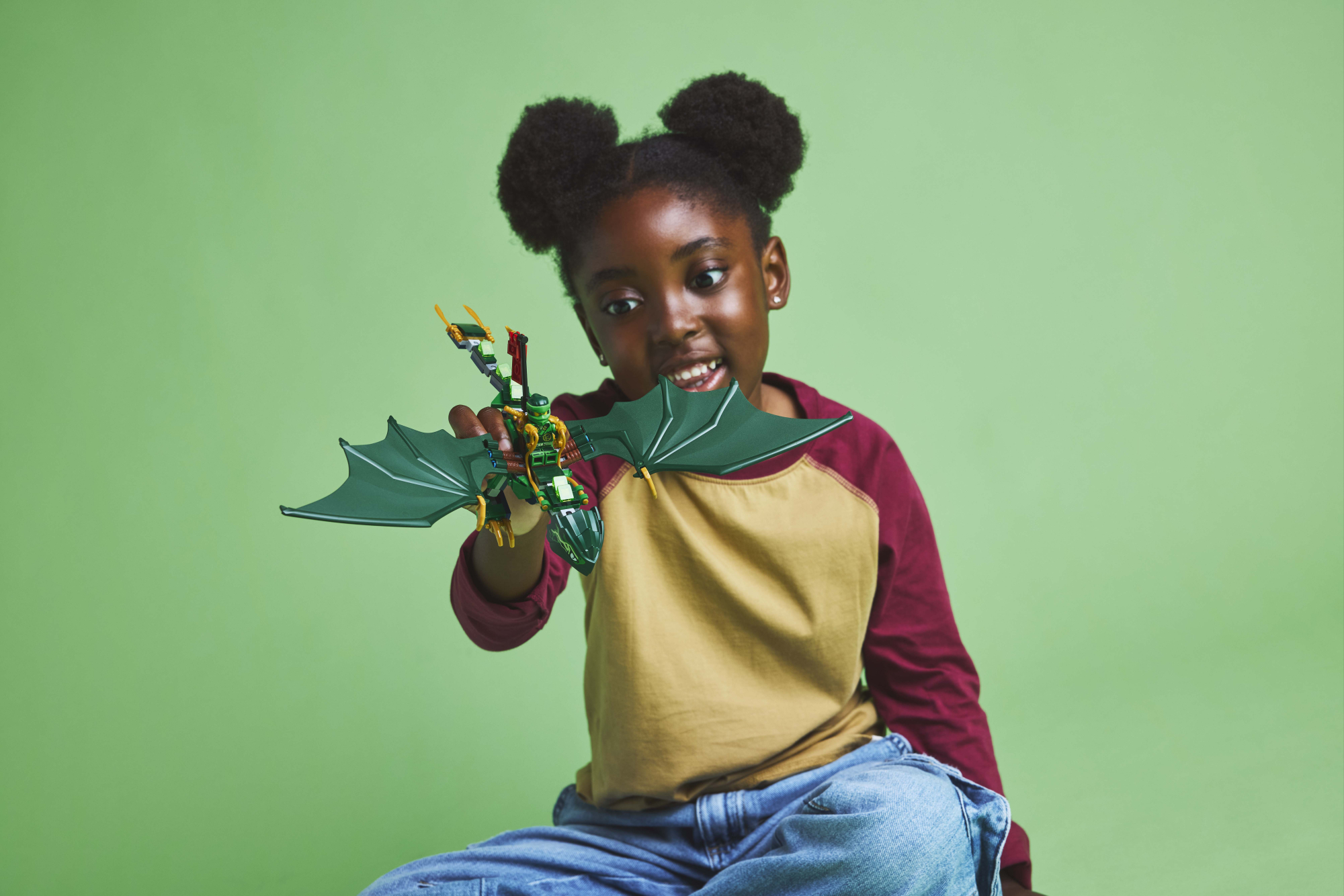 LEGO Ninjago Lloydi roheline metsadraakon 3 LEGO Ninjago Lloydi roheline metsadraakon - Image 3