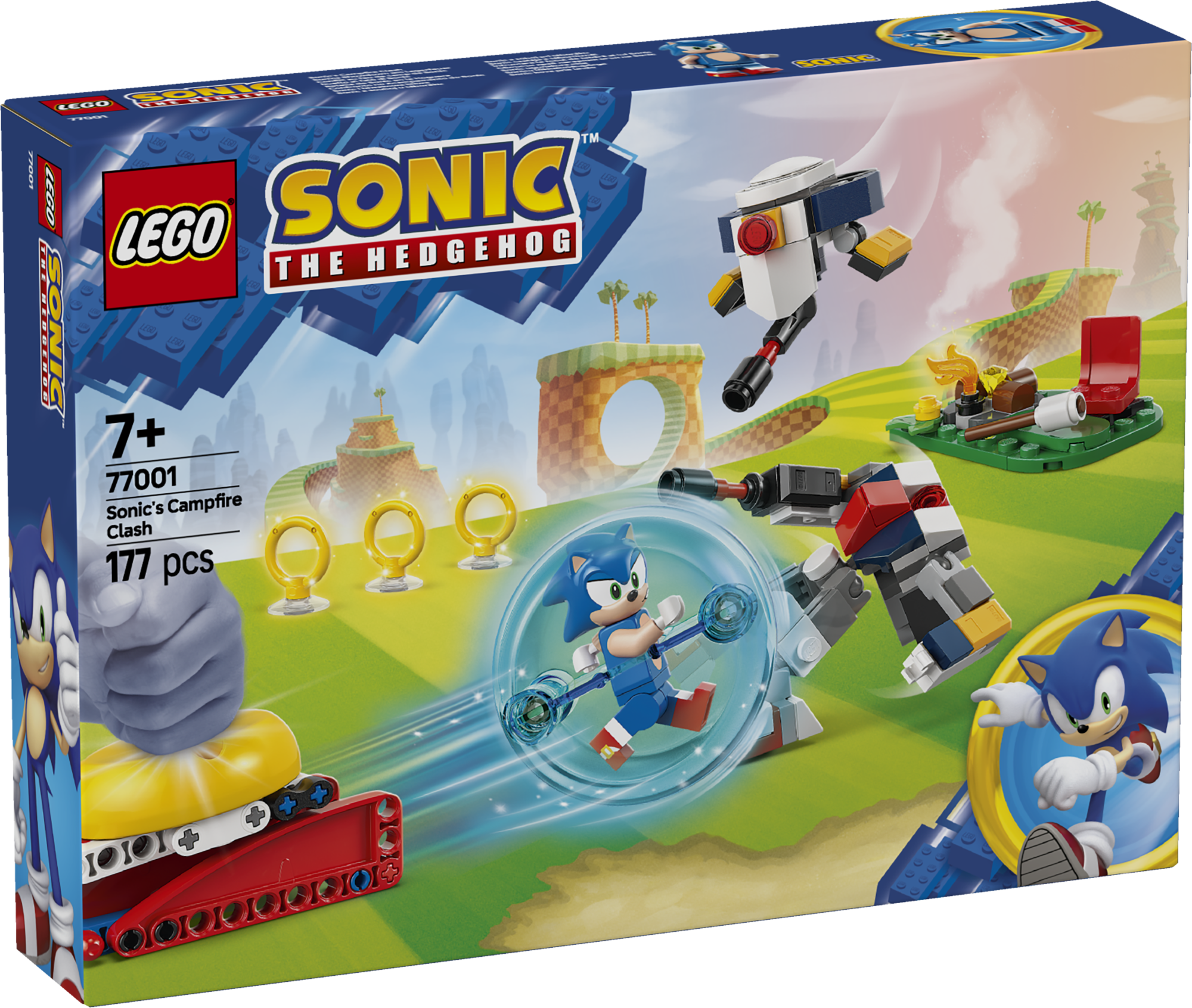 LEGO Sonic Sonicu lõkkekokkupõrge 1 LEGO Sonic Sonicu lõkkekokkupõrge
