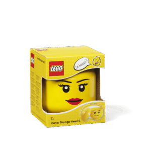 LEGO väike peakujuline hoiukarp tüdruk