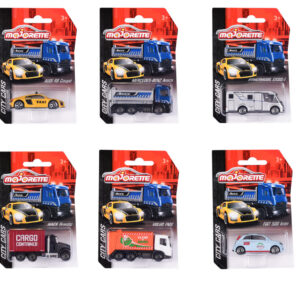 Majorette linna autod 6 erinevat
