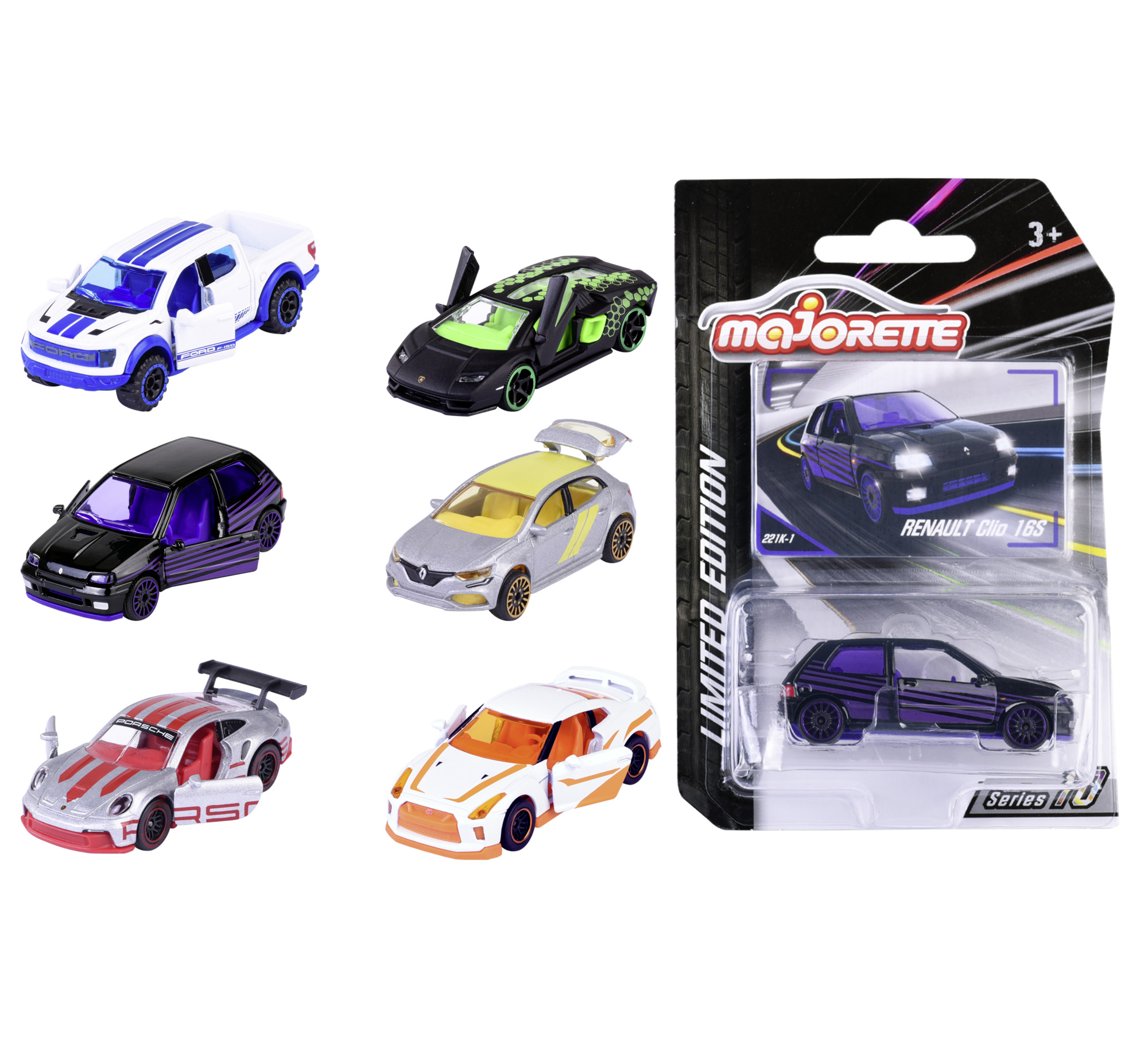 Majorette mudelautod – 6 erinevat 1 Majorette mudelautod – 6 erinevat