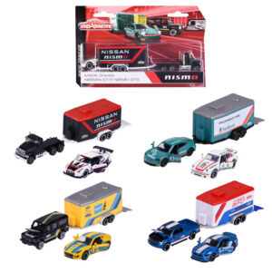 Majorette võidusõiduauto + treiler