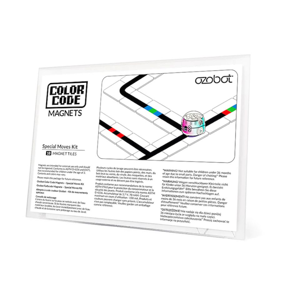 Ozobot Magnetkaartide liikumise lisakomplekt 18 tk 1 Ozobot Magnetkaartide liikumise lisakomplekt 18 tk