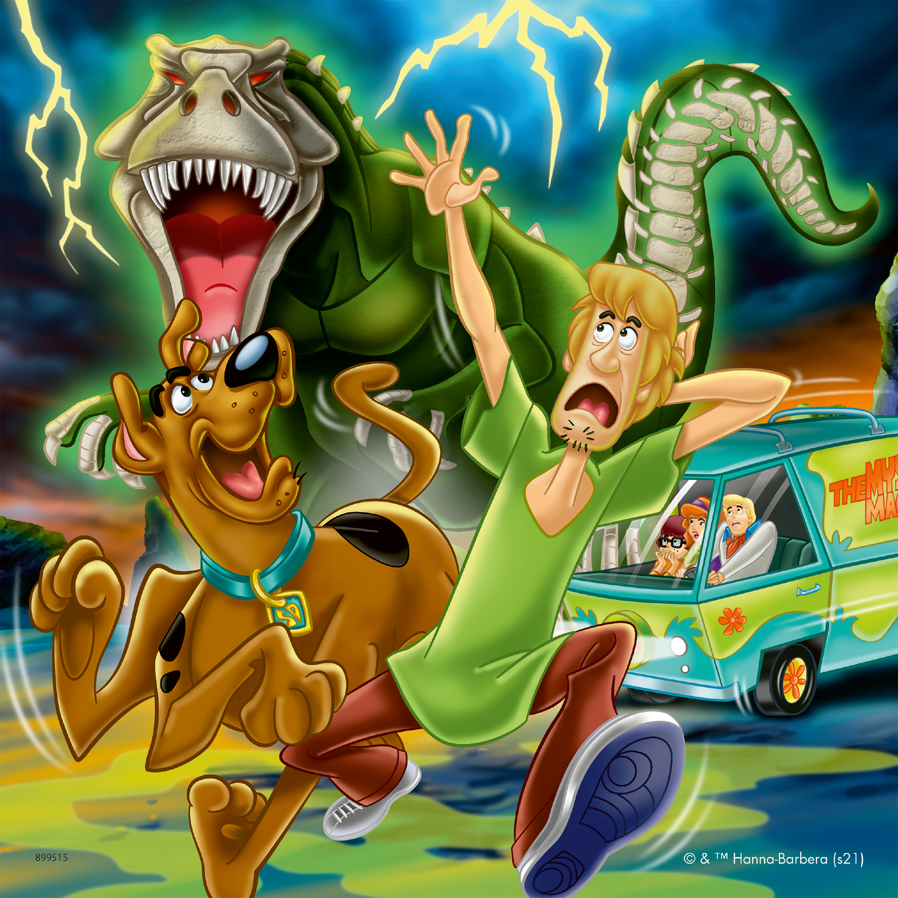 Ravenburgeri pusle 3x49 tk Scooby Doo 2 Ravenburgeri pusle 3x49 tk Scooby Doo - Image 2