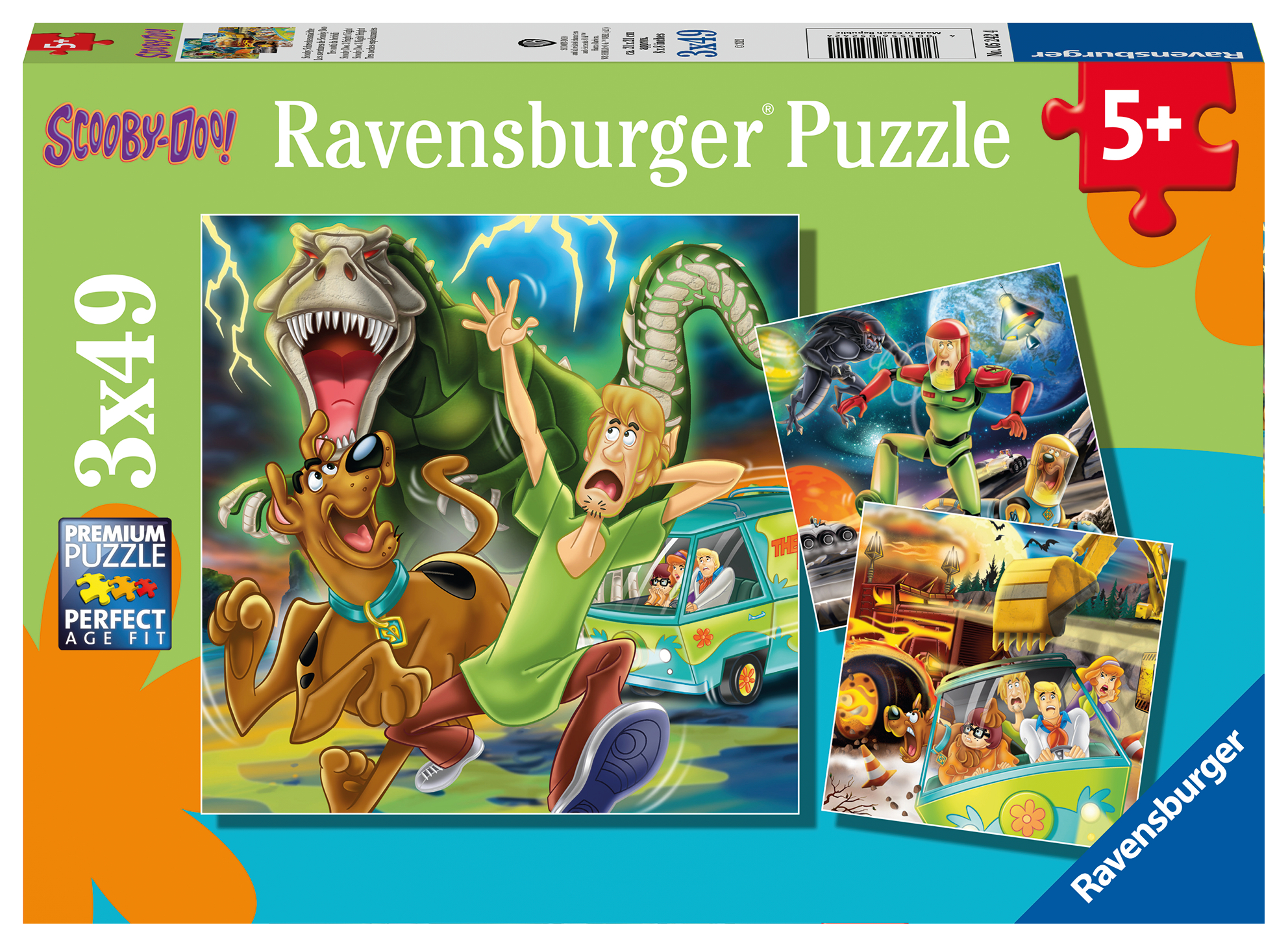 Ravenburgeri pusle 3x49 tk Scooby Doo 1 Ravenburgeri pusle 3x49 tk Scooby Doo