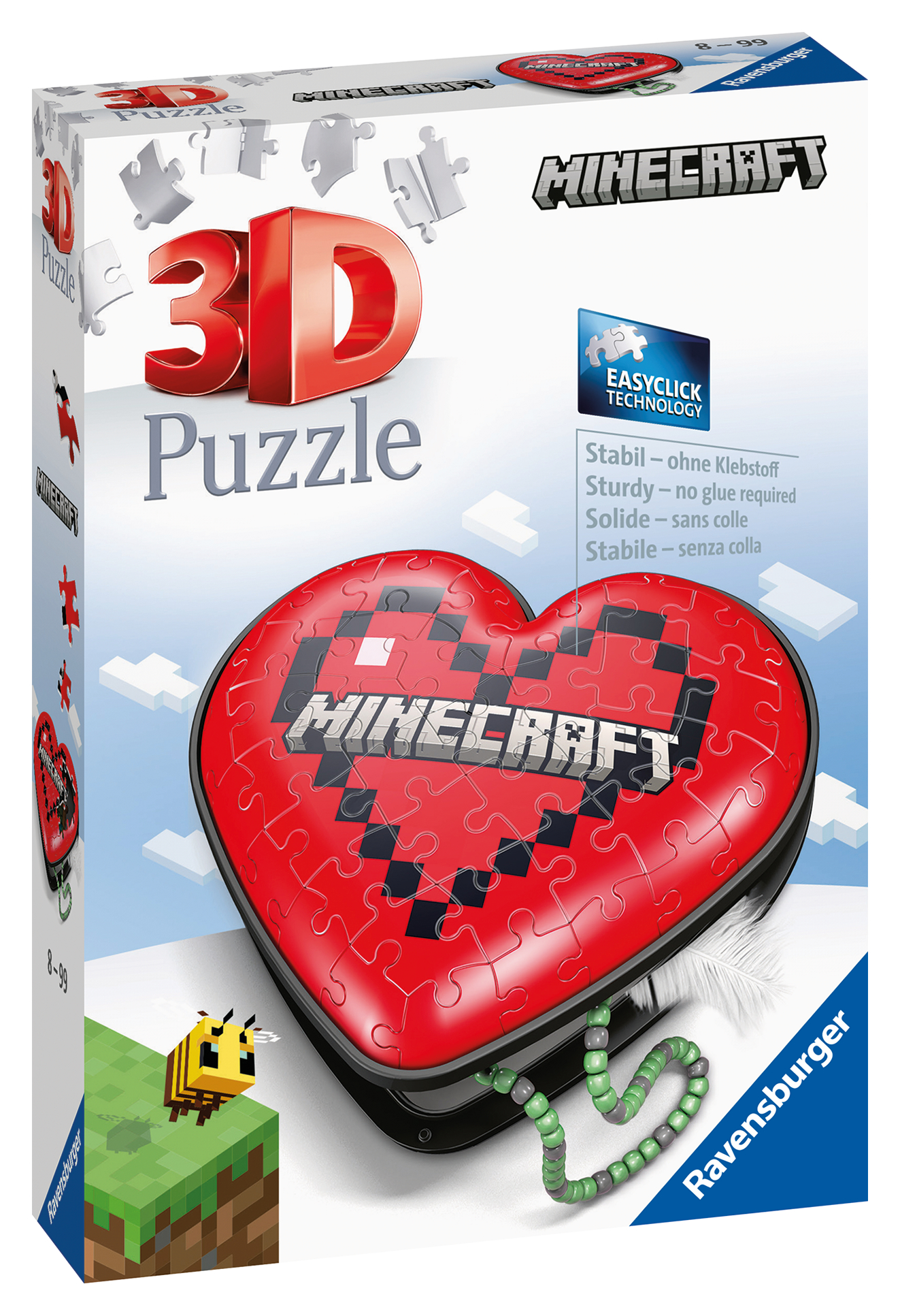 Ravensburger 3D ehetekarp Minecraft 1 Ravensburger 3D ehetekarp Minecraft