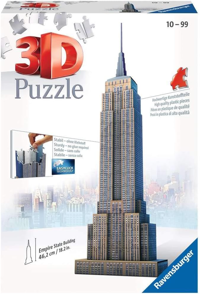 Ravensburger 3D pusle 216 tk Empire State Building 1 Ravensburger 3D pusle 216 tk Empire State Building