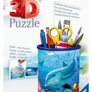 Ravensburger 3D pusle pliiatsitops Veealune maailm