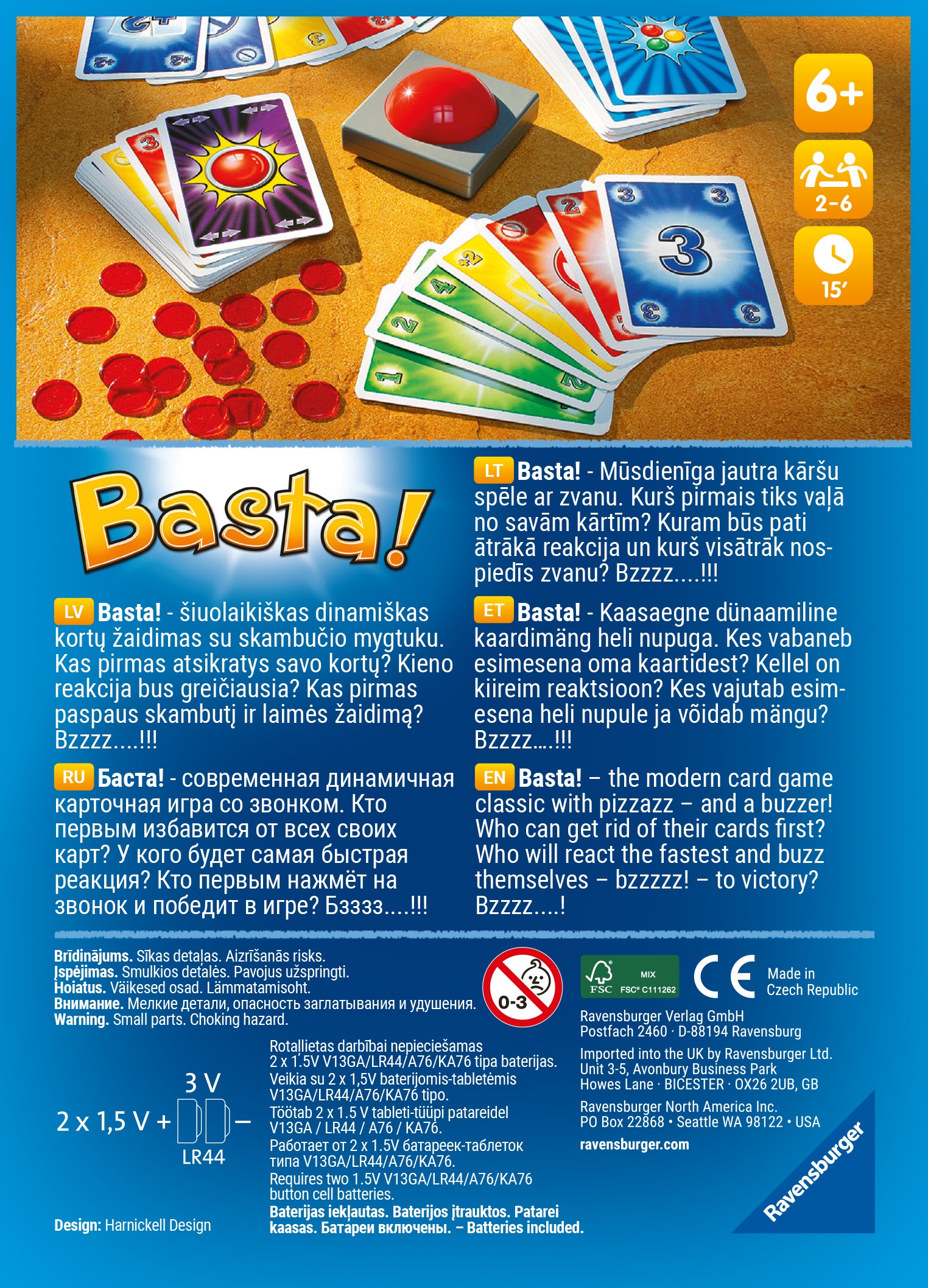 Ravensburger kaardimäng Basta 3 Ravensburger kaardimäng Basta - Image 3