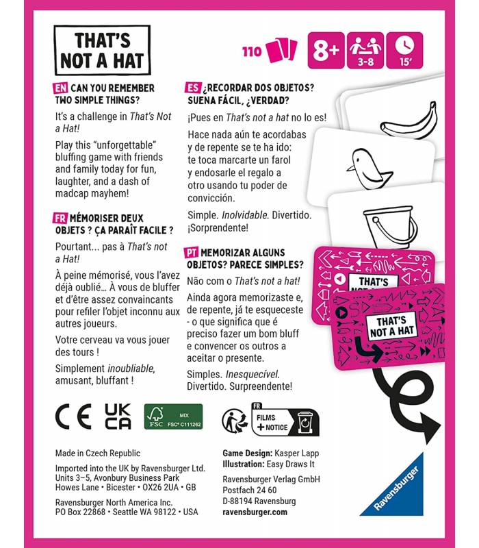 Ravensburger kaardimäng See ei ole müts 3 Ravensburger kaardimäng See ei ole müts - Image 3