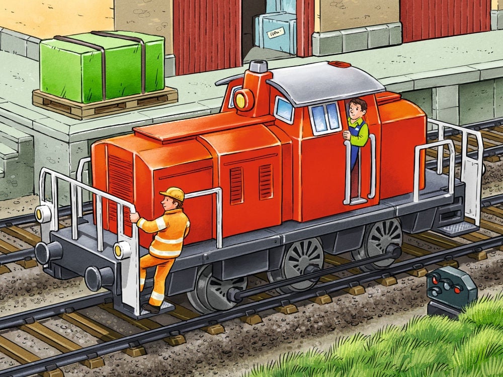 Ravensburger klotsipusle 12 tk Lemmiksõidukid 2 Ravensburger klotsipusle 12 tk Lemmiksõidukid - Image 2