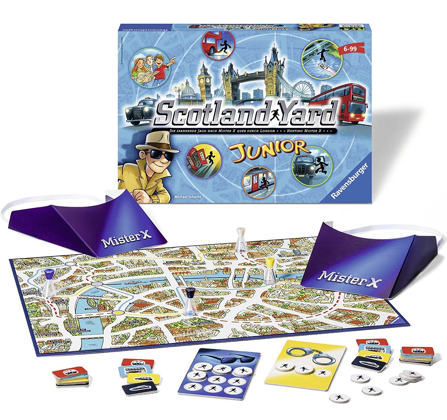 Ravensburger lauamäng Scotland Yard Juunior 2 Ravensburger lauamäng Scotland Yard Juunior - Image 2