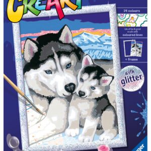 Ravensburger maalimine numbrite järgi Armsad Haskid