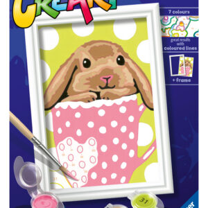 Ravensburger maalimine numbrite järgi Jänku tassis