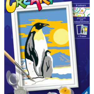 Ravensburger maalimine numbrite järgi Pingviini pere