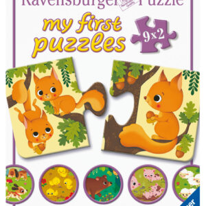 Ravensburger minu esimene pusle 9x2 tk Loomad
