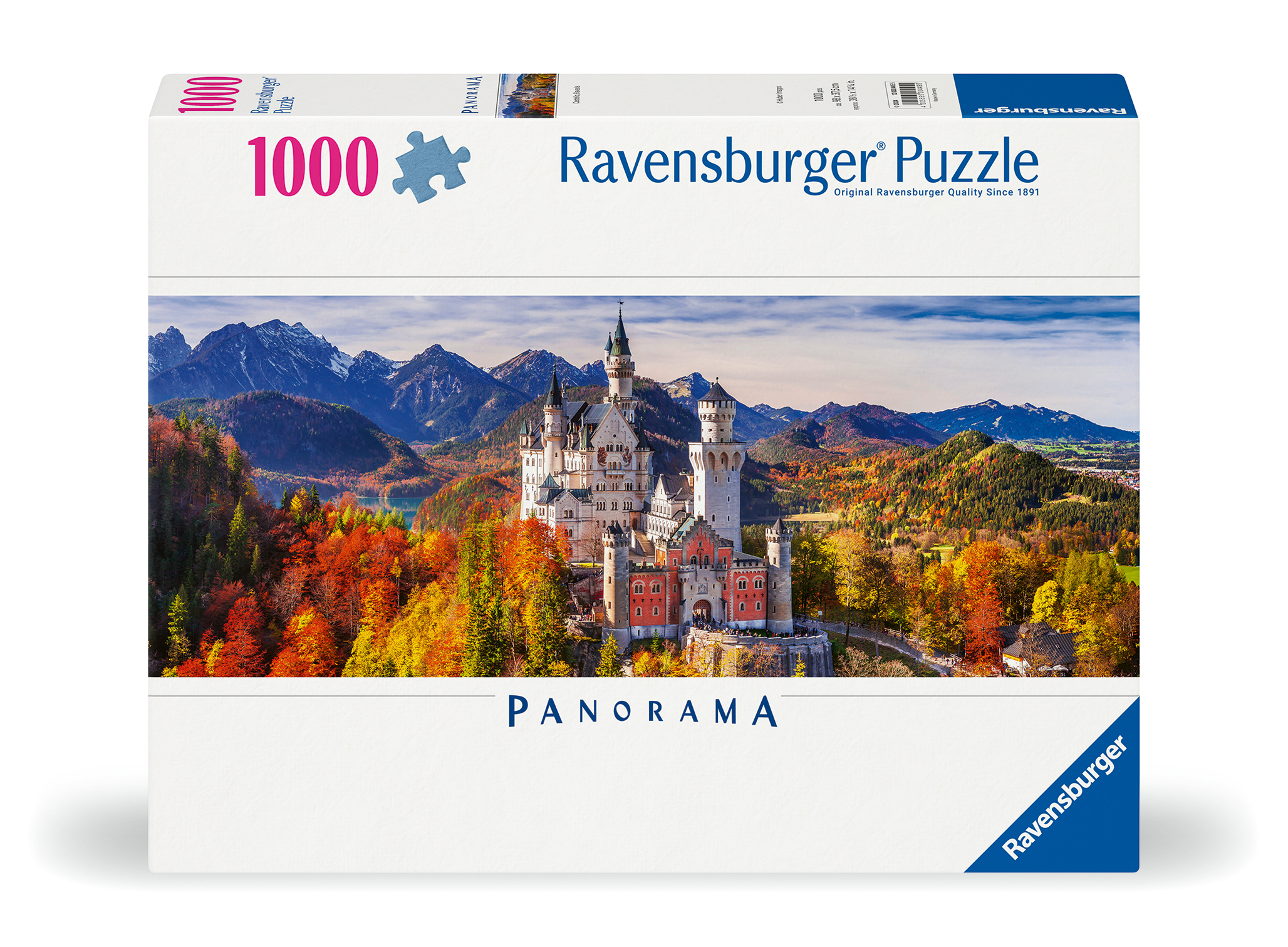 Ravensburger panorampusle 1000 tk Neushcwansteini loss 1 Ravensburger panorampusle 1000 tk Neushcwansteini loss
