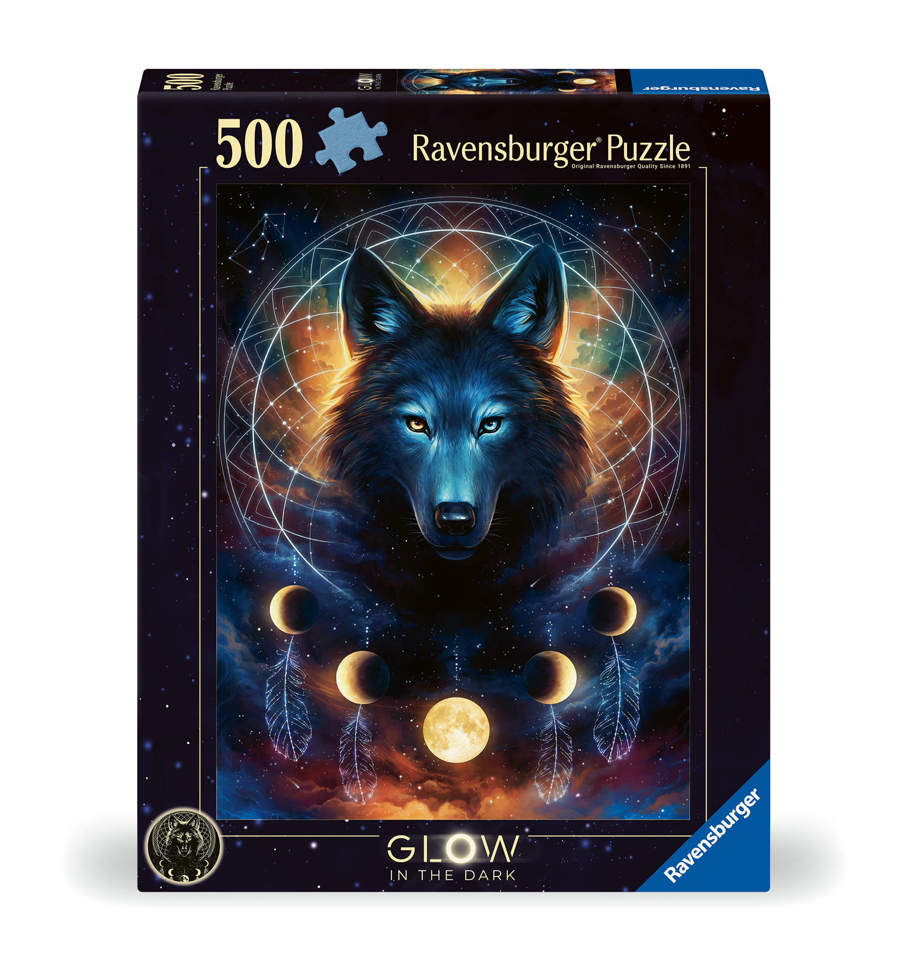 Ravensburger pimedas helendav pusle 500 tk: hunt 1 Ravensburger pimedas helendav pusle 500 tk: hunt