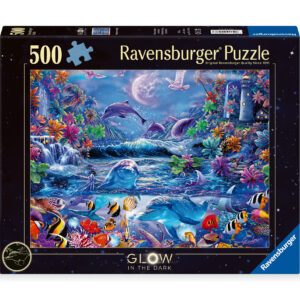 Ravensburger pimedas helendav pusle 500 tk: kuuvalguse maagia
