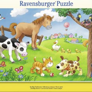 Ravensburger plaatpusle 15 tk Imearmsad loomad