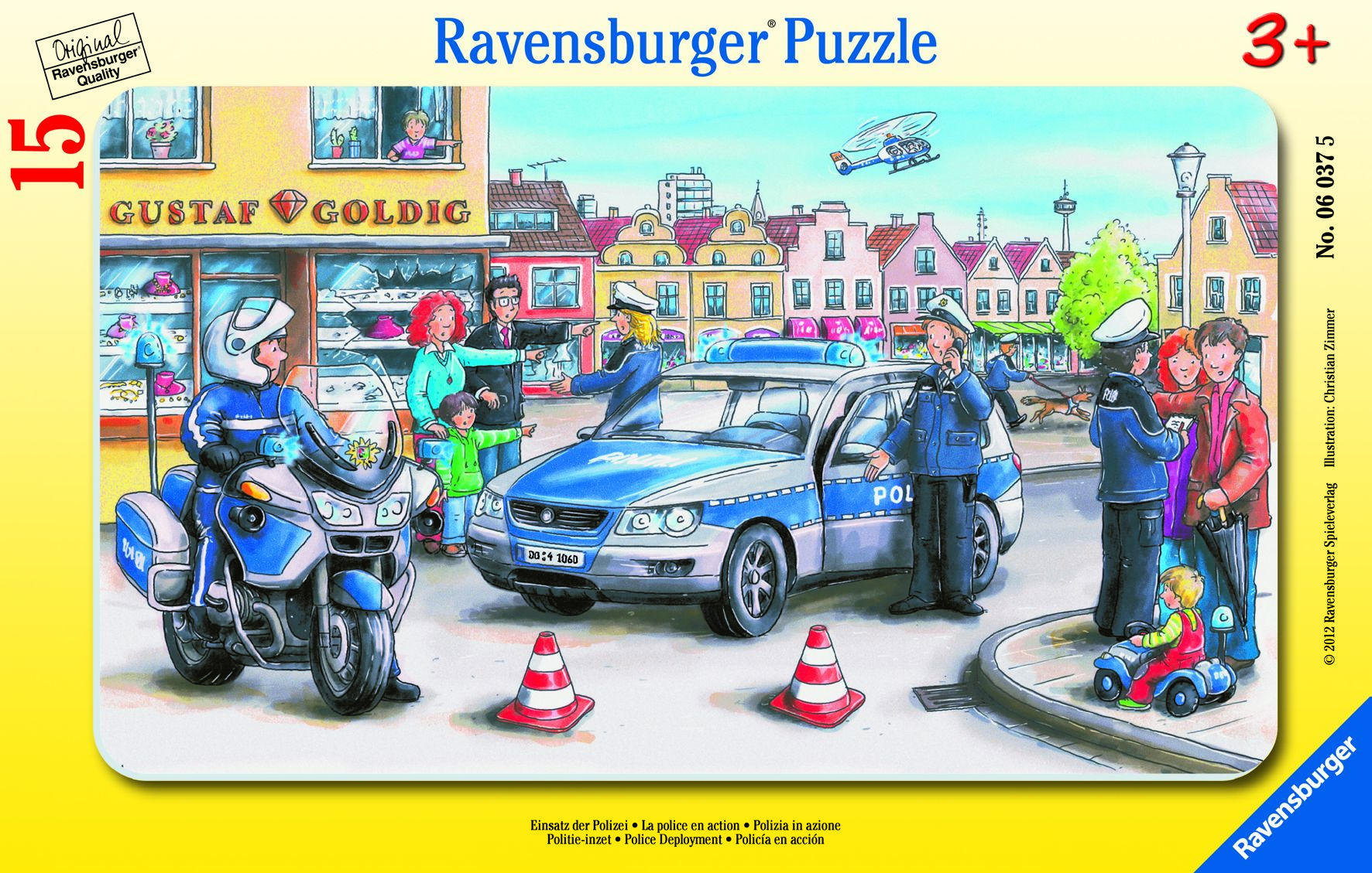 Ravensburger plaatpusle 15 tk Politsei 1 Ravensburger plaatpusle 15 tk Politsei