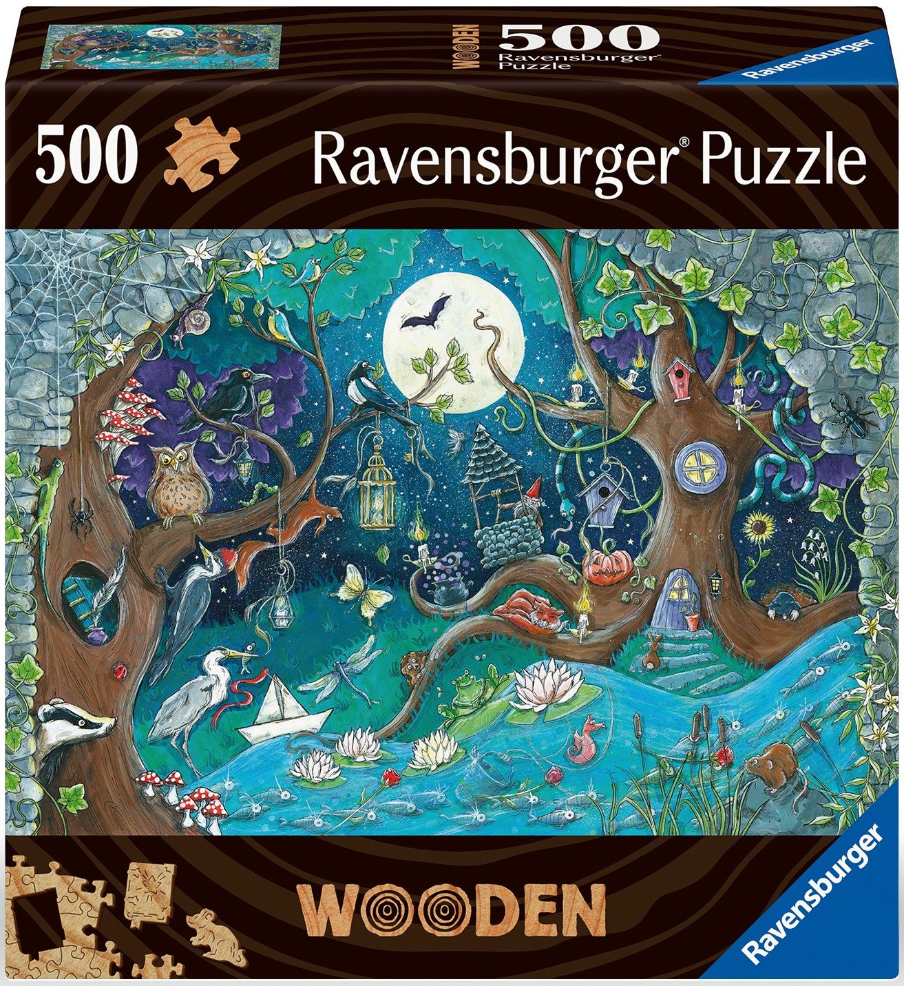 Ravensburger puidust pusle 500 tk Fantaasia mets