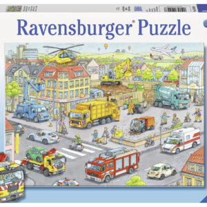 Ravensburger pusle 100 tk Autod linnas