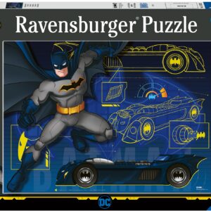 Ravensburger pusle 100 tk Batmani auto skemaatik