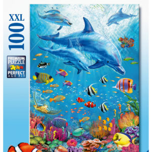 Ravensburger pusle 100 tk Delfiinid