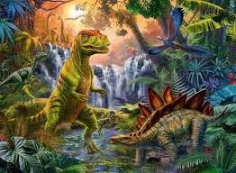 Ravensburger pusle 100 tk Dinosaurus Oasis 2 Ravensburger pusle 100 tk Dinosaurus Oasis - Image 2