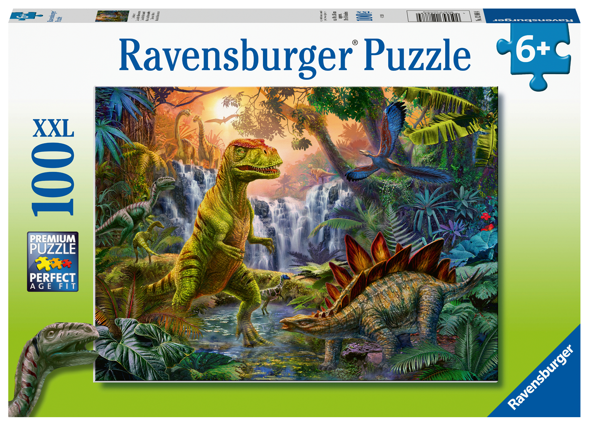 Ravensburger pusle 100 tk Dinosaurus Oasis 1 Ravensburger pusle 100 tk Dinosaurus Oasis