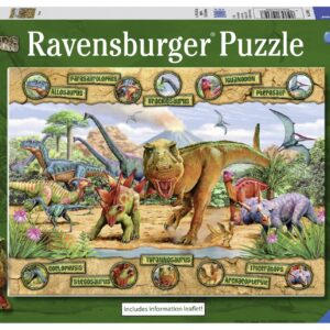 Ravensburger pusle 100 tk Dinosaurused koos