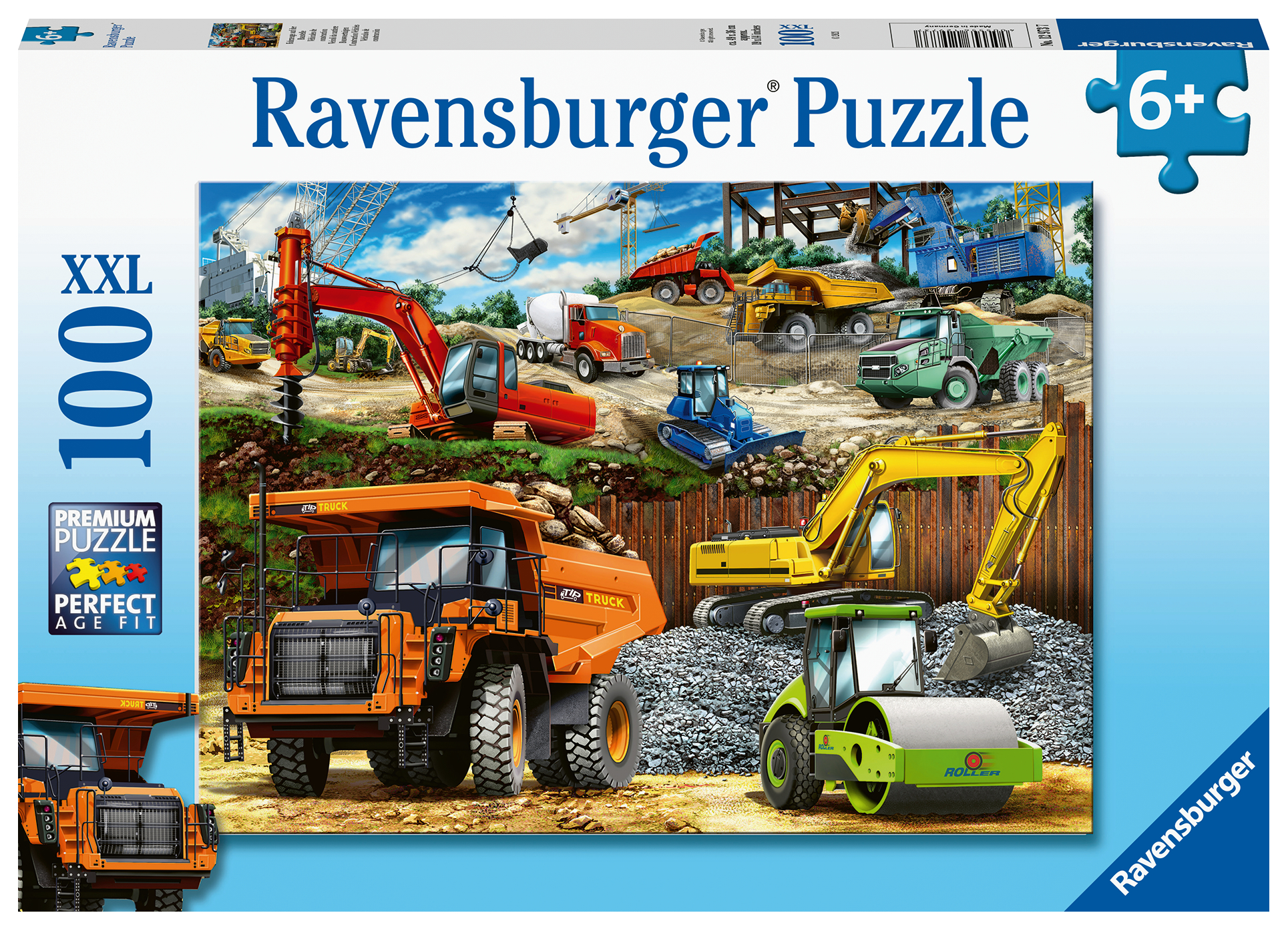 Ravensburger pusle 100 tk Ehitusmasinad 1 Ravensburger pusle 100 tk Ehitusmasinad