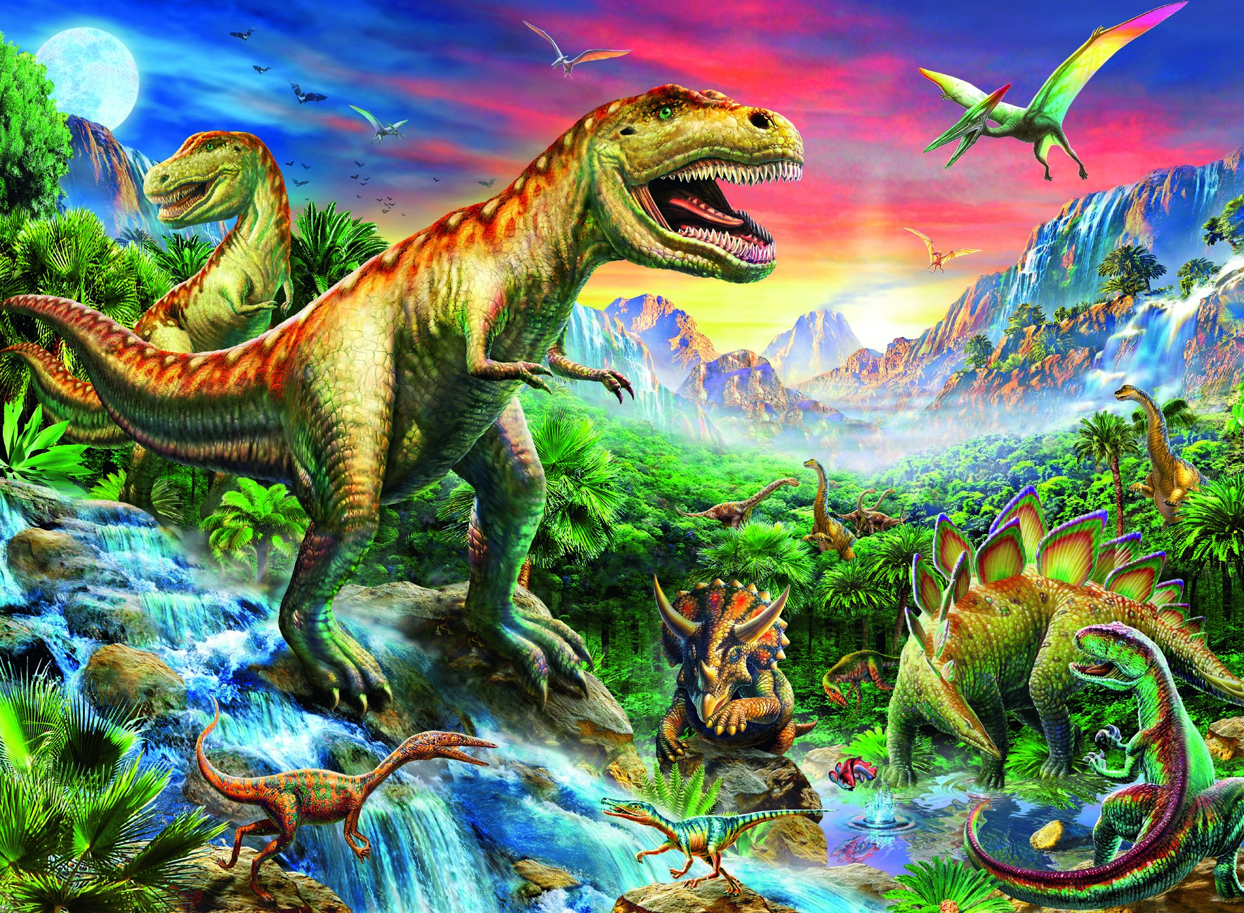Ravensburger pusle 100 tk Fantastilised dinosaurused 2 Ravensburger pusle 100 tk Fantastilised dinosaurused - Image 2