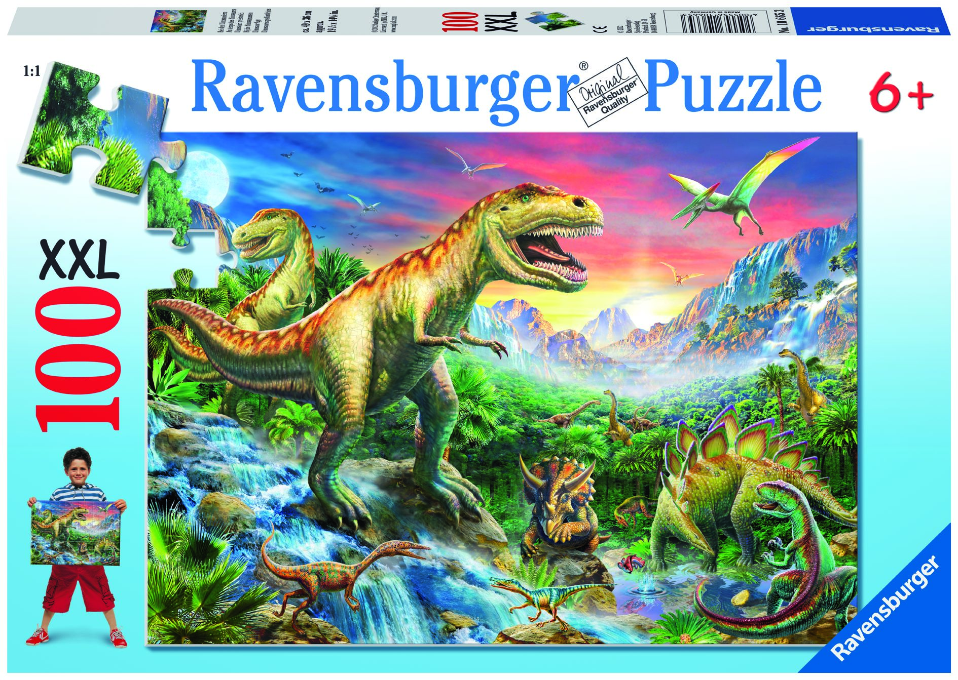 Ravensburger pusle 100 tk Fantastilised dinosaurused 1 Ravensburger pusle 100 tk Fantastilised dinosaurused