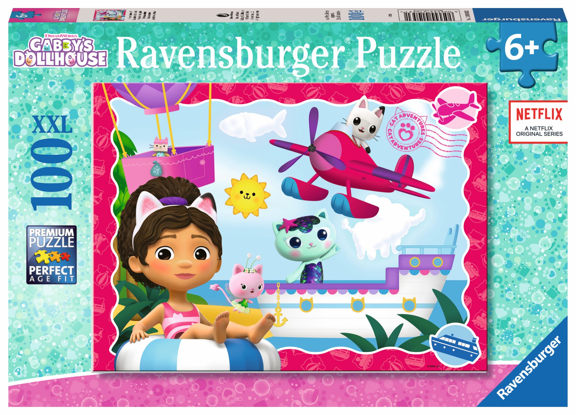 Ravensburger pusle 100 tk Gabby nukumaja 1 Ravensburger pusle 100 tk Gabby nukumaja