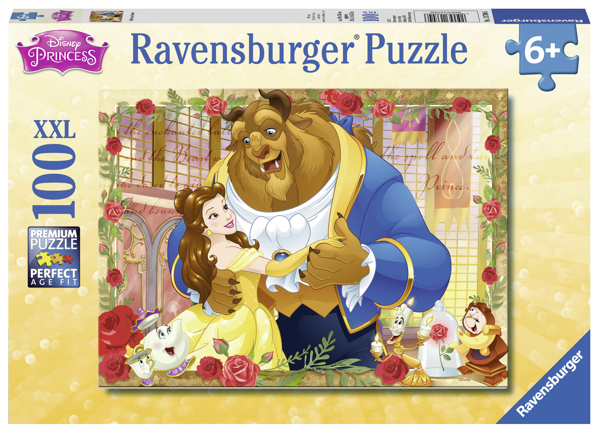Ravensburger pusle 100 tk Kaunitar ja koletis 1 Ravensburger pusle 100 tk Kaunitar ja koletis