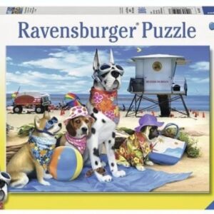 Ravensburger pusle 100 tk Koerad rannas