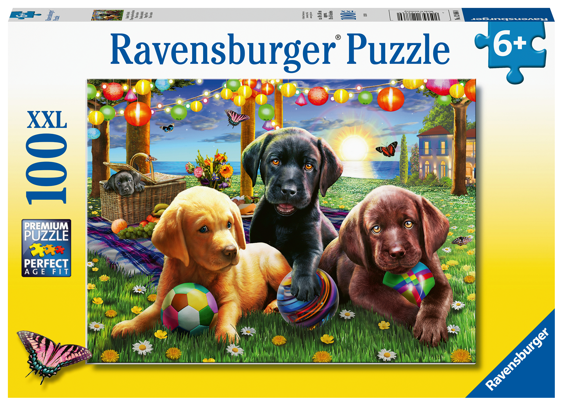 Ravensburger pusle 100 tk Kutsikate piknik 1 Ravensburger pusle 100 tk Kutsikate piknik